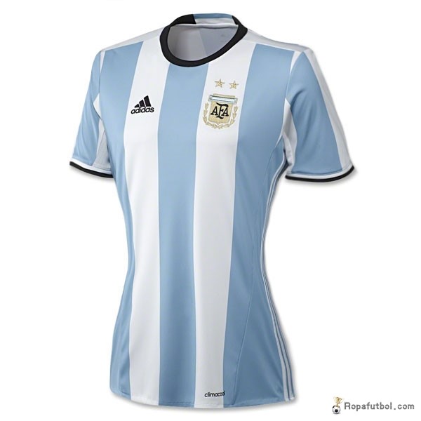 Camiseta Argentina Replica Primera Ropa Mujer 2016 Azul